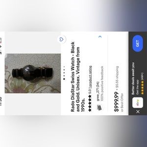 Brand new rado diastar vintage watch